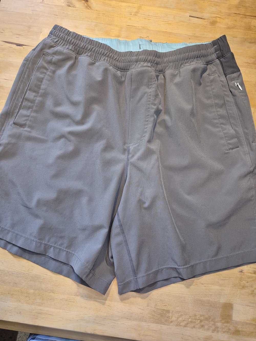 Birddogs Gray Performance Hybrid Shorts with Elastic Waist
